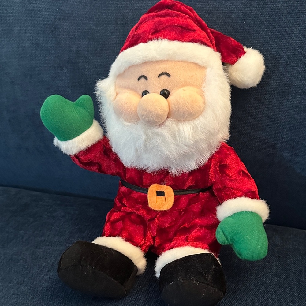 Santa Claus Plush Toy with Red Outfit